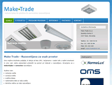 Tablet Screenshot of maketrade.si